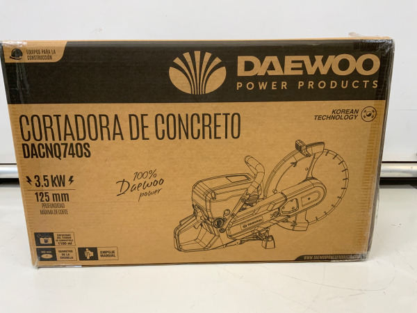 Daewoo betonzaag ø350mm 74cc DACNQ740S – foto 18 – kavel bij XL Auctions