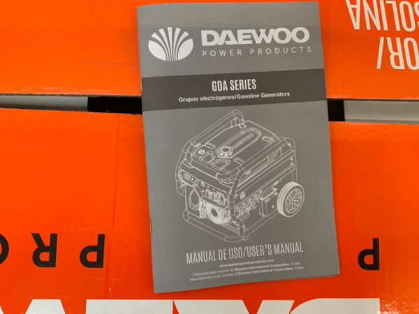 Daewoo benzine generator 6,5kW GDAX9250E – foto 16 – kavel bij XL Auctions
