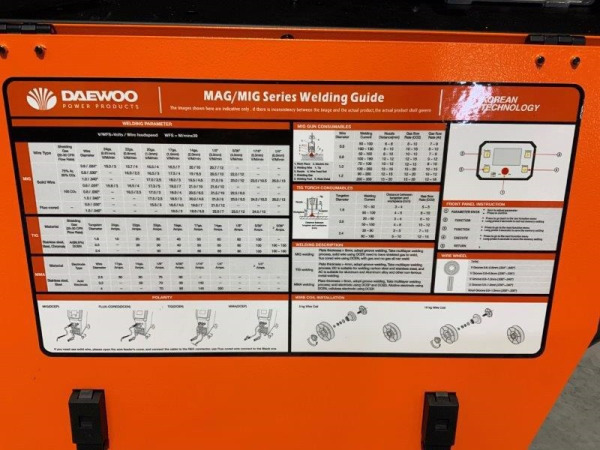 Daewoo lasapparaat met water koeler DAMIG-350GDL + DAWS-10L – foto 14 – kavel bij XL Auctions