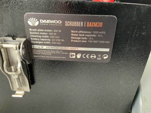 Daewoo schrobmachine 1.350m²/u DAXM30 – foto 12 – kavel bij XL Auctions