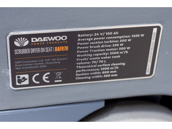 Daewoo zit-schrobmachine 560mm DAFR70 – foto 18 – kavel bij XL Auctions