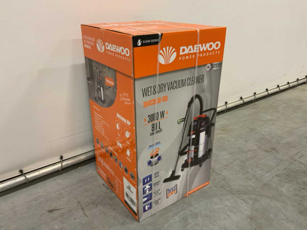 Daewoo industriële nat- en droogzuiger 3000W DAVC3000-80L – foto 15 – kavel bij XL Auctions