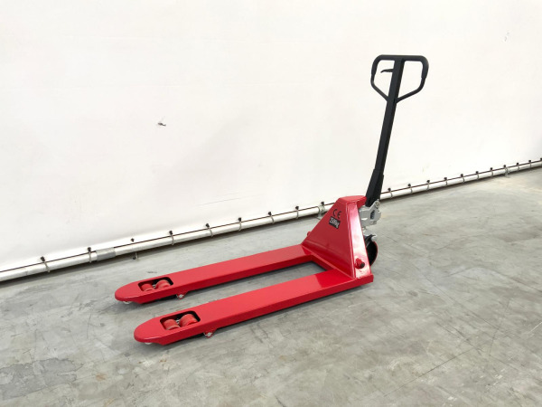 Palletwagen 2500kg 1140mm rood – kavel bij XL Auctions