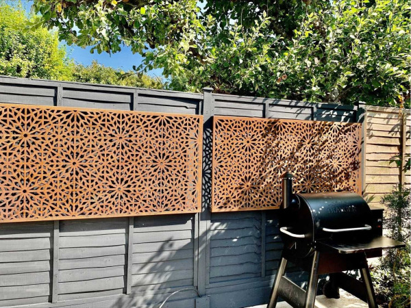 3x Metalen terrasscherm "Moucharabiya" 180x90cm – foto 4 – kavel bij XL Auctions
