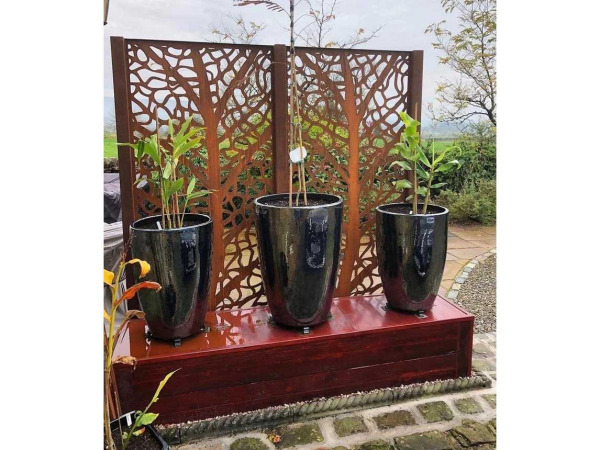 3x Metalen terrasscherm "L' Arbre" 180x90cm – foto 3 – kavel bij XL Auctions