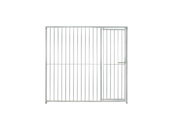 Stalen hondenkennel verzinkt - 200x200x184 cm – foto 4 – kavel bij XL Auctions