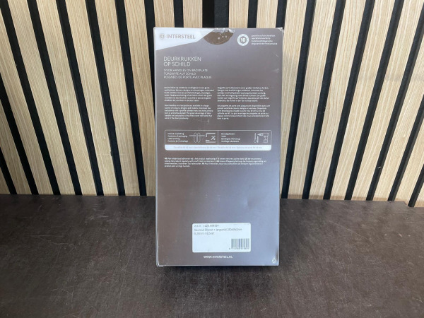 Intersteel Deurkruk Rhenen met Langschild RVS/Zwart – foto 2 – kavel bij XL Auctions