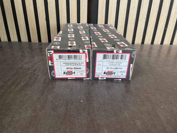 2 Dozen Kelfort Boutensets M10x50 & M12x280 – foto 2 – kavel bij XL Auctions