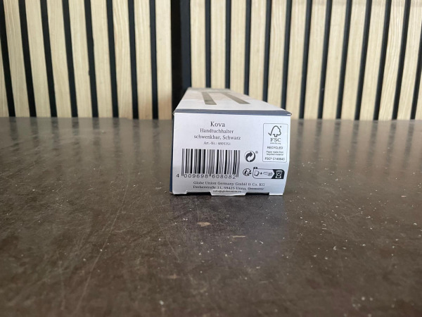 Kova Zwenkbare Handdoekhouder Zwart – foto 2 – kavel bij XL Auctions