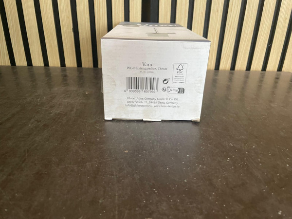 Varo WC-Borstelgarnituur Chroom met Wandhouder – foto 2 – kavel bij XL Auctions