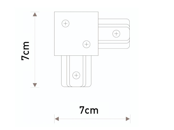 8x L verbinding voor 1 fase 2 draden railsystem mat wit – foto 3 – kavel bij XL Auctions