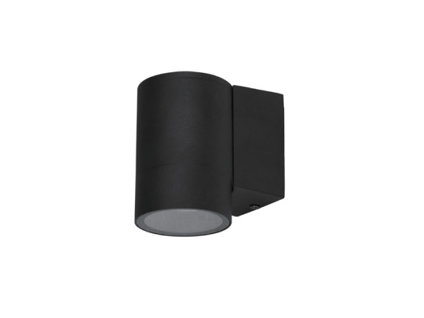 6x Wandlamp Cilinder GU10 fitting zand zwart waterdicht – foto 2 – kavel bij XL Auctions