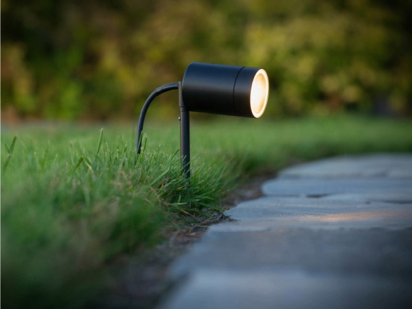 10x Prikspot tuinlamp GU10 fitting zand zwart draaibaar IP44 – foto 2 – kavel bij XL Auctions