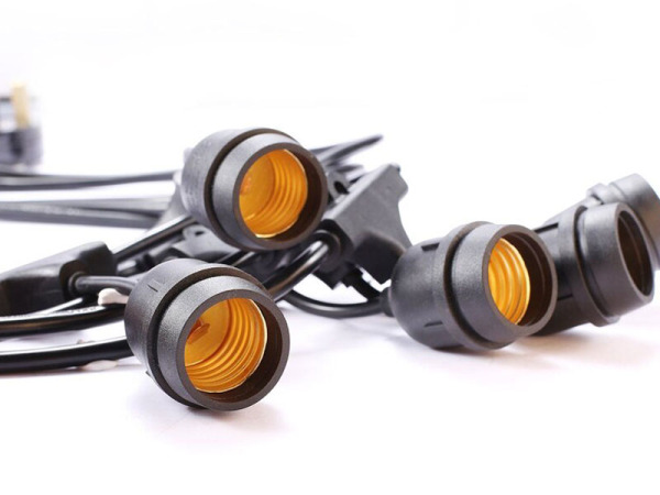 4x 10 meter E27 Waterdicht Prikkabel koppelbaar – foto 6 – kavel bij XL Auctions