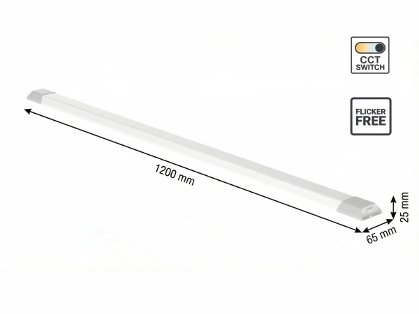 10x 40W 3 kleur CCT LED Batten licht – foto 5 – kavel bij XL Auctions