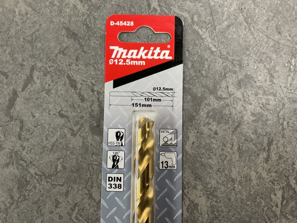 10x Makita metaalboor ø12,5x151mm HSS-TiN – foto 2 – kavel bij XL Auctions