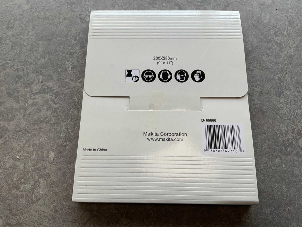 13x Makita schuurpapier 100-pack D-60800 – foto 2 – kavel bij XL Auctions