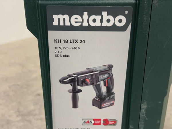 Metabo accu combihamer KH 18 LTX 24 – foto 12 – kavel bij XL Auctions
