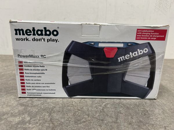 Metabo accu bouwradio 10,8V body PowerMaxx RC – foto 2 – kavel bij XL Auctions