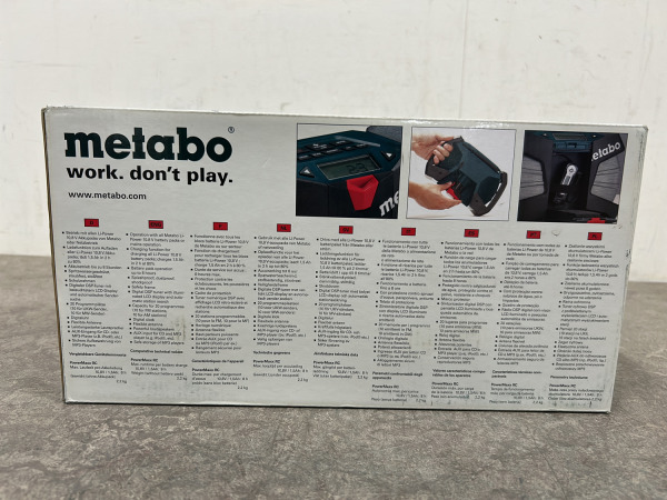 Metabo accu bouwradio 10,8V body PowerMaxx RC – foto 4 – kavel bij XL Auctions
