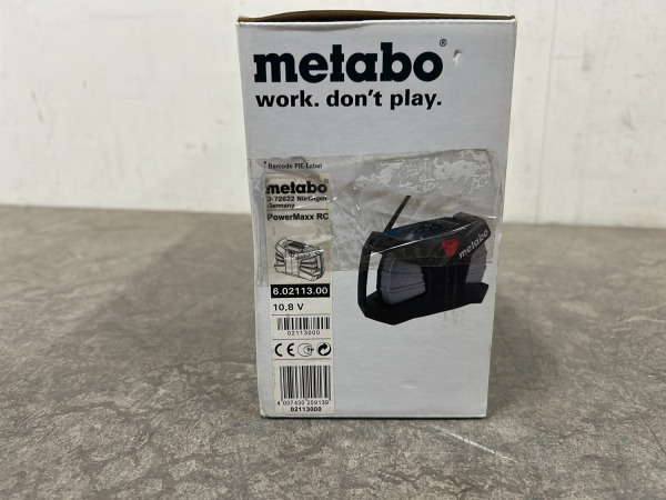 Metabo accu bouwradio 10,8V body PowerMaxx RC – foto 8 – kavel bij XL Auctions