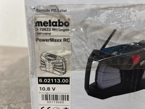 Metabo accu bouwradio 10,8V body PowerMaxx RC – foto 9 – kavel bij XL Auctions