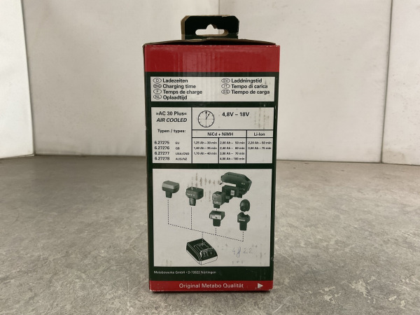 2x Metabo AC 30 Plus acculader – foto 4 – kavel bij XL Auctions
