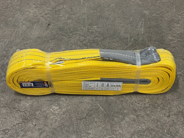 2x Konvox Hijsband Geel 3 Ton - 8m – foto 2 – kavel bij XL Auctions