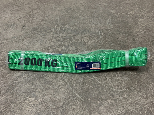 10x Konvox Hijsband Groen 2 Ton – 1,5 m
