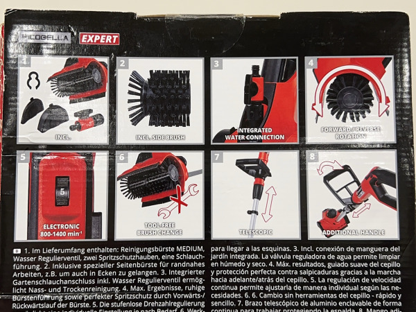 Einhell terrasreiniger 18V body Picobella 18/215 – foto 11 – kavel bij XL Auctions
