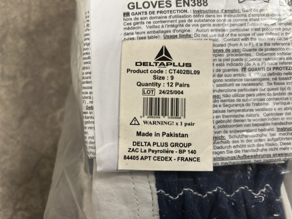 Delta Plus leren handschoenen maat 9 12-pack – foto 5 – kavel bij XL Auctions