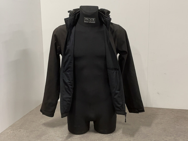 M Wear jas 6100 softshell zwart S – foto 6 – kavel bij XL Auctions