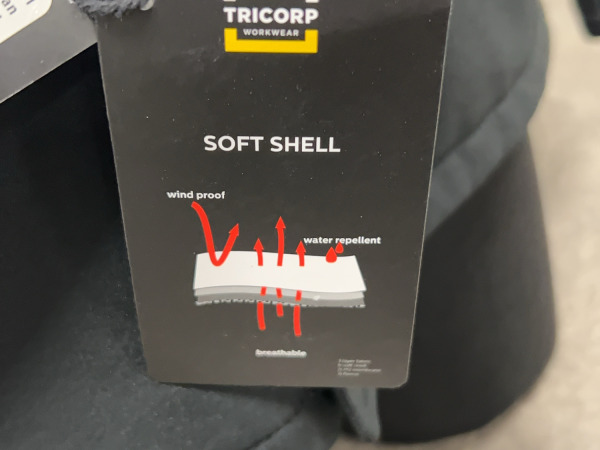 Tricorp softshell jas maat L zwart/oranje – foto 8 – kavel bij XL Auctions
