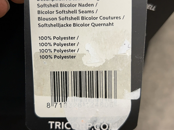 Tricorp softshell jas maat L zwart/oranje – foto 9 – kavel bij XL Auctions