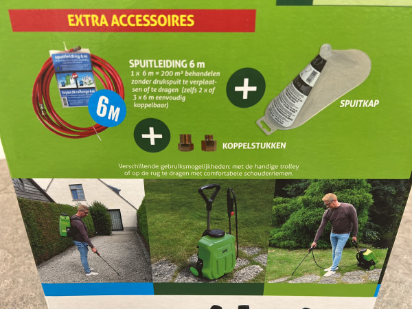 BSI batterijdrukspuit 16L met trolley – foto 5 – kavel bij XL Auctions