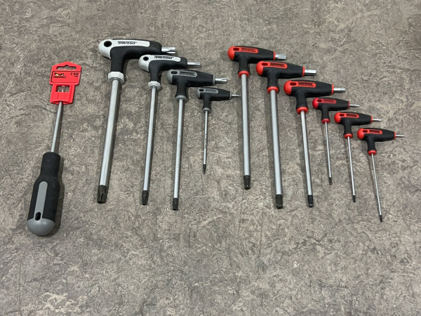 TengTools schroevendraaierset T-greep 11-delig