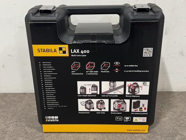Stabila multilijnlaser LAX 400 rood – foto 12 – kavel bij XL Auctions