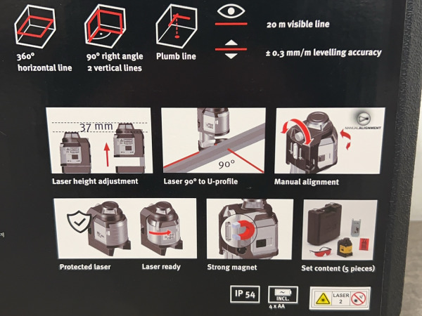 Stabila multilijnlaser LAX 400 rood – foto 13 – kavel bij XL Auctions