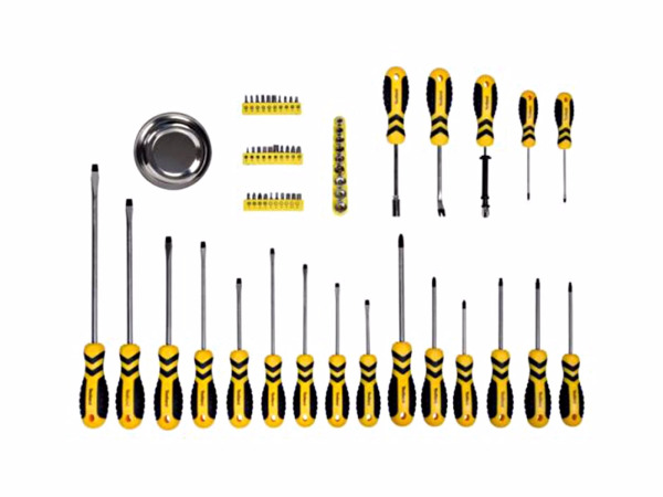 Toolland HSET04N 60-delige schroevendraaier- en bitset