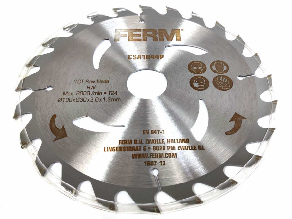Ferm cirkelzaagmachine Ø190mm CSM1041P – foto 2 – kavel bij XL Auctions