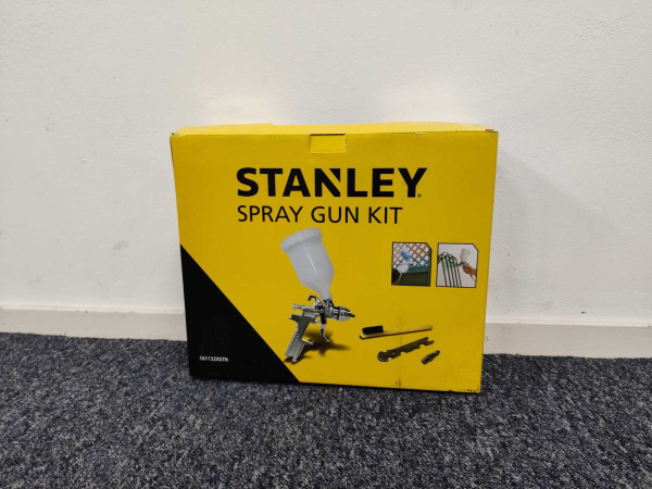 Stanley pneumatische verfspuit met mengbeker – foto 2 – kavel bij XL Auctions