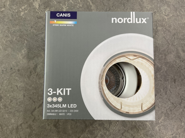 6x Nordlux Canis plafondspot ø85x105mm 3-pack – foto 2 – kavel bij XL Auctions