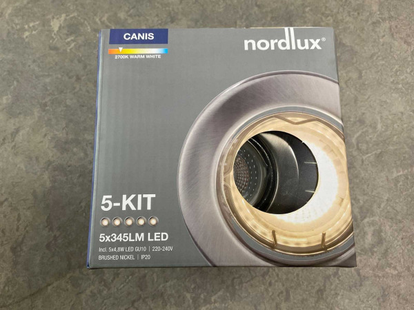 6x Nordlux plafondspot ø85x105mm 5-pack Canis – foto 2 – kavel bij XL Auctions