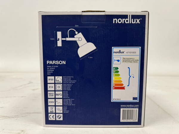 4x Nordlux wandlamp Parson E14 – foto 3 – kavel bij XL Auctions