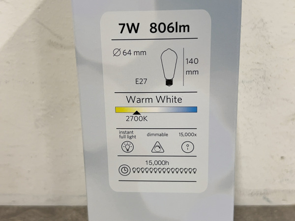 10x Opple gloeilamp helder Led Fila E27 7W 2700K – foto 3 – kavel bij XL Auctions