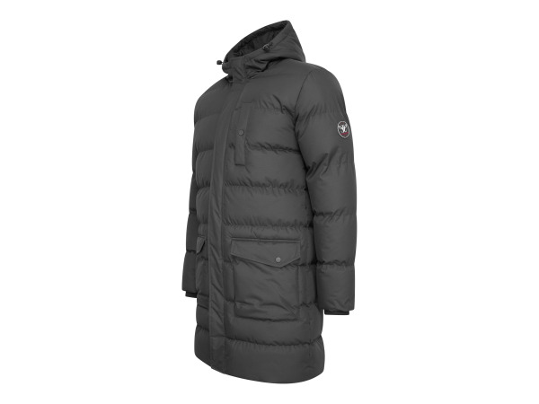 Cappuccino Italia lange winterjas met capuchon zwart - XL – foto 3 – kavel bij XL Auctions