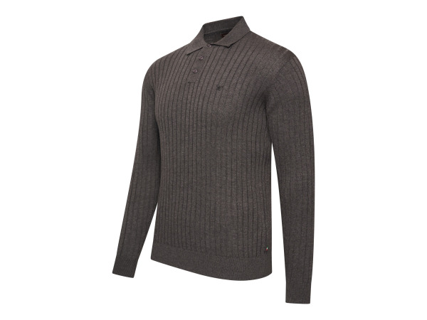 Cappuccino Italia Massa Knit Polo Antraciet - L – foto 2 – kavel bij XL Auctions