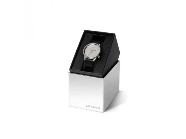 Komono Estelle Mirror horloge dames zilver/zwart 36mm – foto 7 – kavel bij XL Auctions