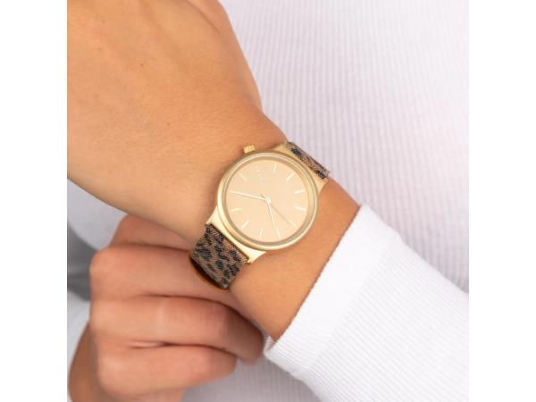 Komono Wizard horloge dames goud/panter 36mm – foto 5 – kavel bij XL Auctions