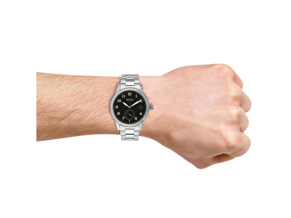 Hugo Boss Horloge Legacy Zilver/Zwart 44mm – foto 5 – kavel bij XL Auctions